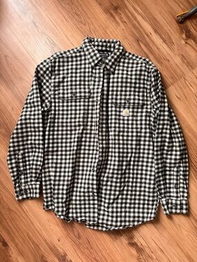 CARHARTT gingham flannel button down